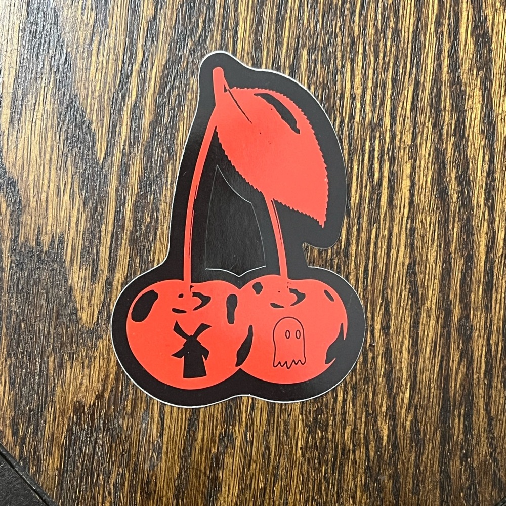 Dutch Bros x Lonely Ghost Halloween Cherry Sticker